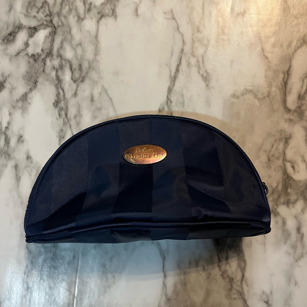 Vintage Christian Dior makeup bag